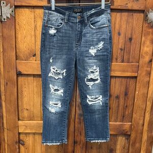 Judy Blue Skinny Fit Capri Jeans